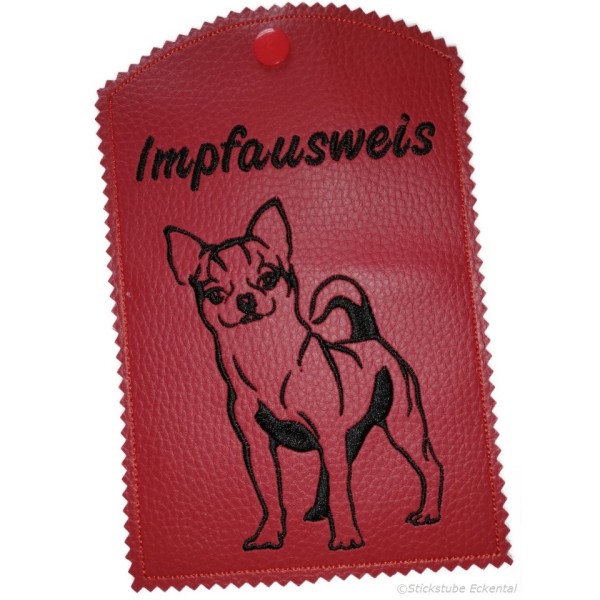 Impfpasshülle für Chihuahua